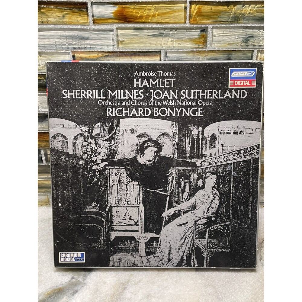 Ambroise Thomas Hamlet 1984 Milnes Sutherland Bonynge London Cassette 410-184-4